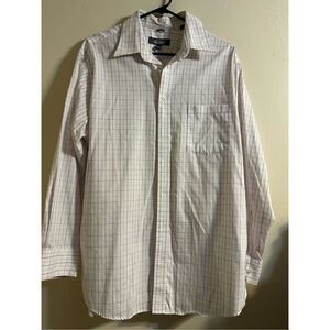 Kenneth Cole reaction long sleeve button up shirt size large